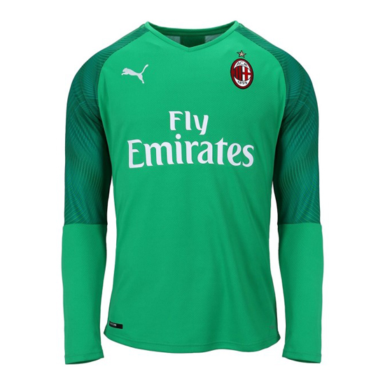 Maglia Milan Portiere Manica Lunga 2019/2020 Verde - Clicca l'immagine per chiudere